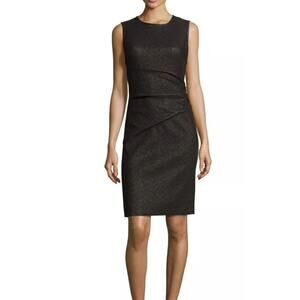 NWOT Diane Von Furstenberg Sparkle Little Black Dress DVF Size 4 MSRP $394